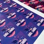 Round Sticker Sheet Printing