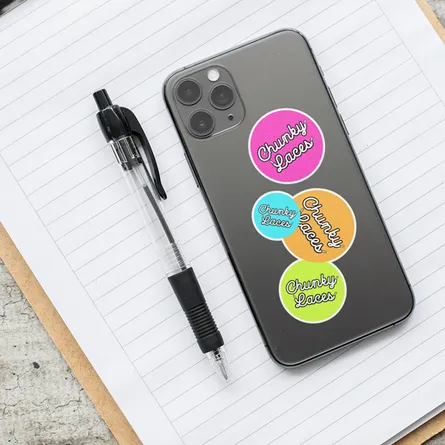 Small circle stickers