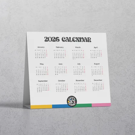 Square Tent Calendar