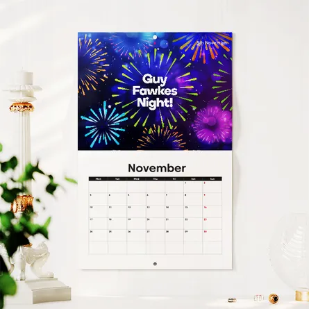 Stapled Event Calendar