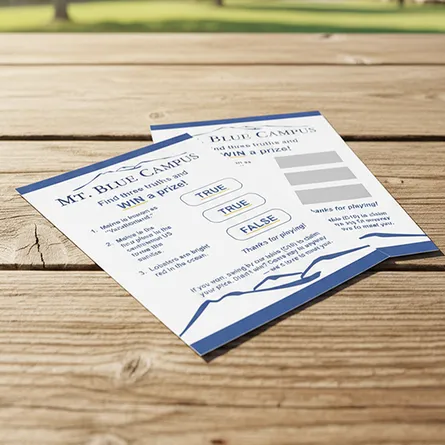 Strip Scratch Card Printing