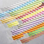 Striped Paper Wristbands