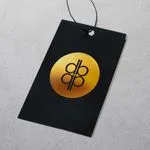 Swing Tag with Gold Foil