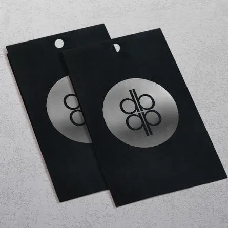 Swing Tag with Silver Foil