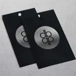 Swing Tag with Silver Foil