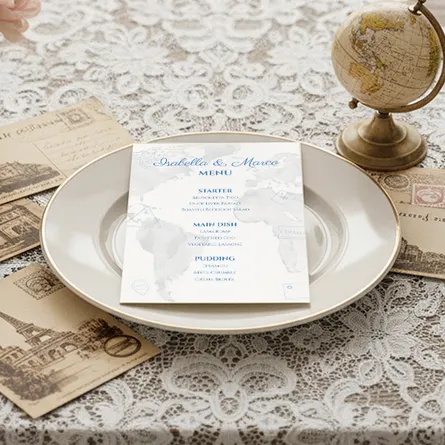 Themed Global Wedding Menu