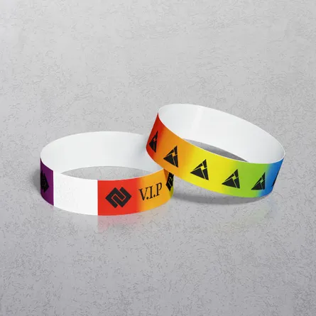 Rainbow paper Wristbands