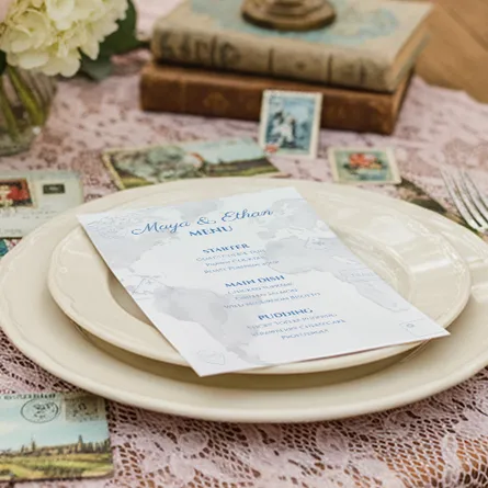 Wedding Menu Around The World