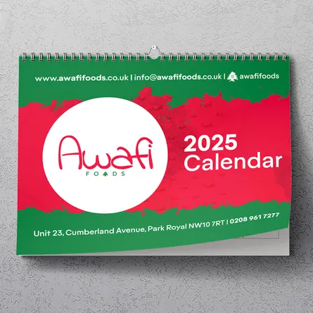 Wiro Bound Calendar