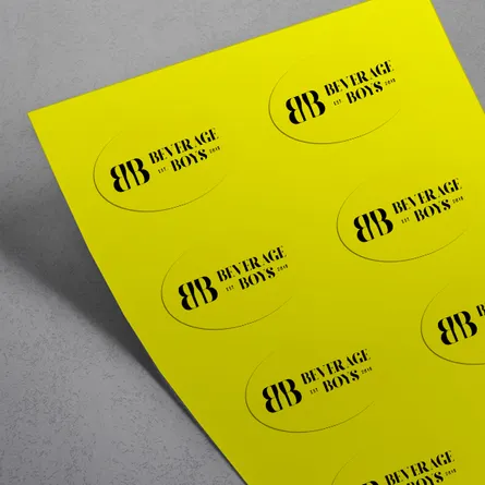 Oval Stickers