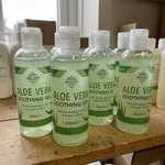 aloe vera branded transparent polypropylene labels