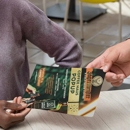 antibacterial printed menus