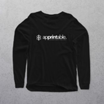 Apprintable T-shirt Long Sleeve Printed