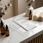beauty salon dl menu flyer