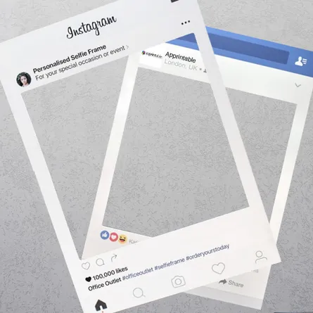 Printed Selfie Frames