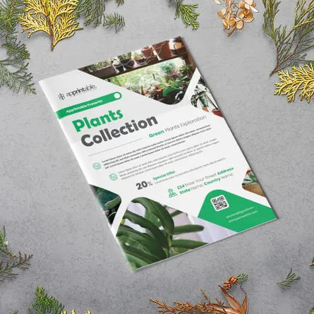 Brochures on Recycled paper