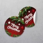 personalised Christmas stickers