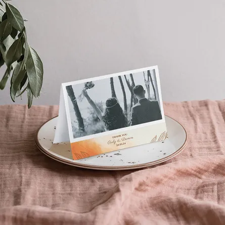 cosy wedding thank you cards