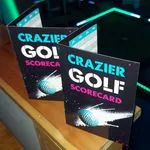 Boom Battle Bar Crazier Golf Scorecard