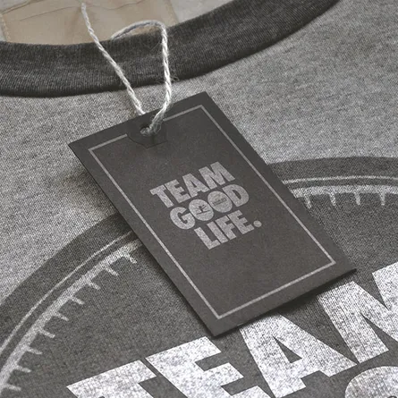 Custom Black Swing Tag