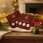 Christmas scratch Card