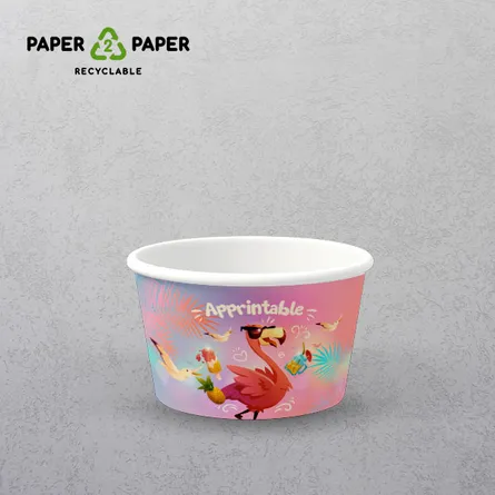 Apprintable Custom Ice Cream Cups
