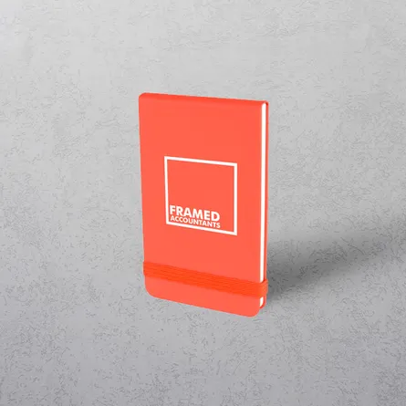 Printed Red Mini Notebook