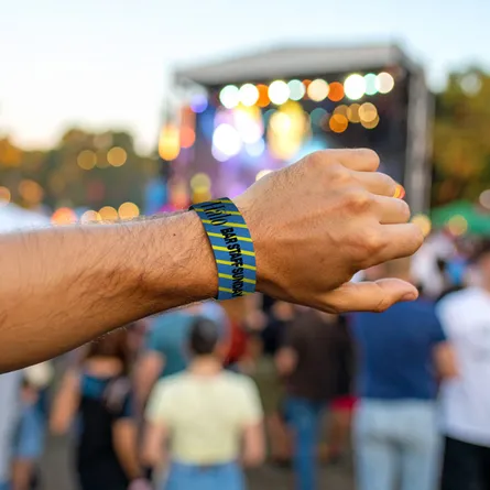 event strip wristband