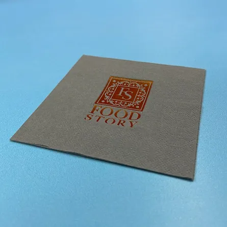 foiled napkin