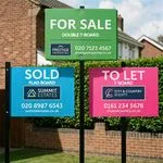 for sale or to let signage  printing