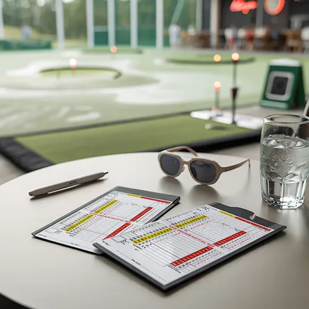 golf score card printing
