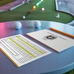 uncoated golf game cards