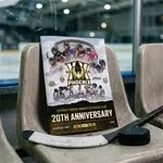 ice hockey anniversary matchday booklet
