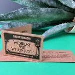 kraft folded business card