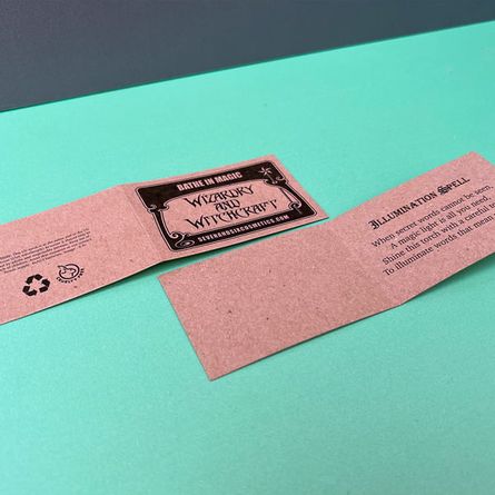 Folded Business Cards Folded Business Cards