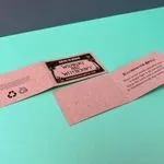 folded Kraft Business Cards