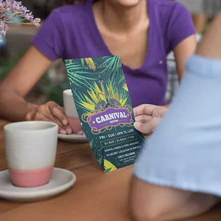 laminated leaflet printing