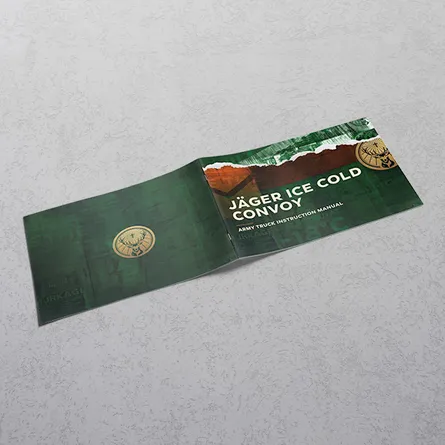 landscape menu booklet a5