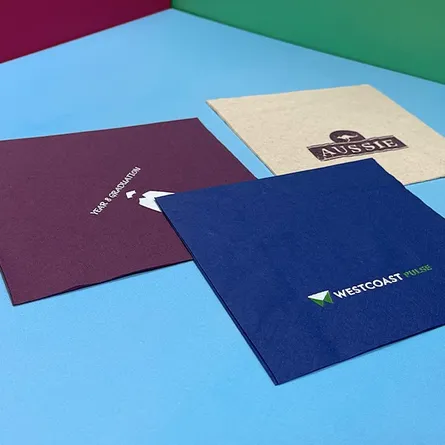 printed lunch napkin