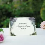 magical enchanted wedding thank you cards