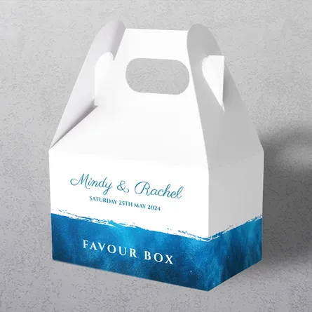 Marine Blue Gable Box