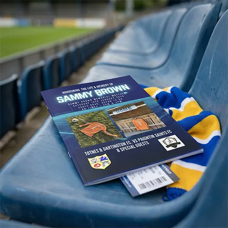 memorial football matchday program