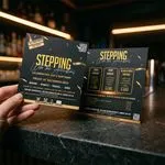 nightclub soft touch square flyers