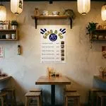 noodle restaurant with custom size poster menu
