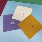 personalised yellow napkins