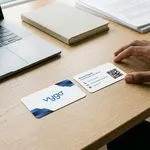personalised round cornered business card