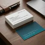 personalised spot uv printed business cards