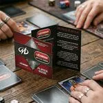 portrait folded game business cards