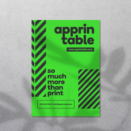 Green Dayglo Poster priinting