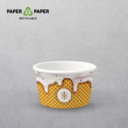 Printed Ice Cream Cups